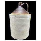 ANTIQUE BROWN MARK STONEWARE JUG