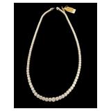 14K WHITE GOLD 28.58 CT. DIAMOND NECKLACE