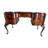 FLAME GRAIN MAHOGANY FRENCH STYLE VANITY