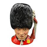 LARGE ROYAL DOULTON THE GUARDSMAN TOBY MUG