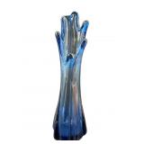 COBALT BLUE MCM SWUNG VASE