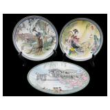 LOT OF 3 IMPERIAL JINGDEZHEN PORCELAIN PLATES