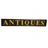 WOODEN ANTIQUES SIGN
