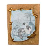 JOAN M. BISSER LOVELY DOGS ON SOUTHERN BEACH