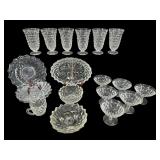 LARGE LOT OF AMERICAN FOSTORIA SEE PICTURES