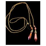 DESIGNER HEIDI DAUS LARIAT NECKLACE;