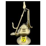 WWII FRENCH UNDERGROUND BRASS LAMP