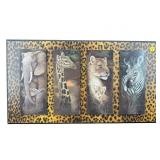 RUANE MANNING EXOTIC ANIMAL PRINTS ON BOARD