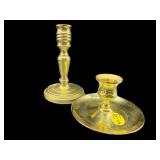 2PC LOT BALDWIN BRASS CANDLE STICKS