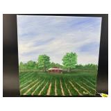 NC PEANUT FARM DOWN EAST OIL ON CANVAS