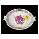 HEREND CHINESE BOUQUET PORCELAIN PIN TRAY