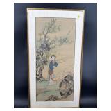 ORIENTAL PAINTING ON SILK
