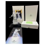 LARGE SWAROVSKI CRYSTAL 2000 MASQUERADE COLUMBINE