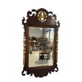 HIGH QUALITY SOLID MAHOGANY LEAF CARVED