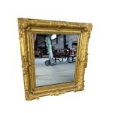 19TH CENTURY GOLD GILT ORNATE MIRROR