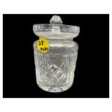 WATERFORD CRYSTAL HONEY JAR WITH LID