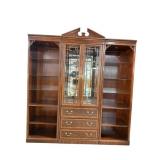 DREXEL SOLID MAHOGANY 3 PC WALL UNIT