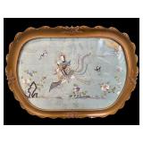 FRAMED ORIENTAL SILK