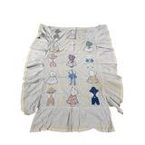 58x71.5 IN HANDMADE SUNBONNET GIRL BED SKIRT