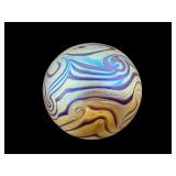 SIGNED ROBERT EICKHOLT 1980 IRIDESCENT SWIRL