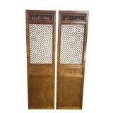 2 ELMWOOD ORIENTAL MING ATTRIBUTED PANELS