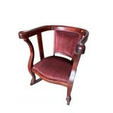 BARREL BACK MAHOGANY ROCK