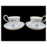 4 PCS ROYAL COPENHAGEN DENMARK PORCELAIN