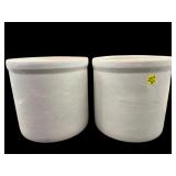 PR OF ANTIQUE STONEWARE CROCKS