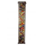 TALL DRAGONFLY LEADED GLASS WINDOW