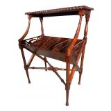 SOLID MAHOGANY CANTERBURY TABLE