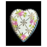 ANTIQUE FRENCH LIMOGES JE T'AIME PORCELAIN HEART