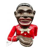 CAST IRON BLACK AMERICANA MECHANICAL BANK