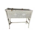 ANTIQUE WICKER PLANTER