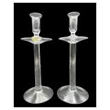 PR OF TIFFANY & CO CRYSTAL CANDLESTICKS