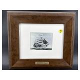 USCBC EAGLE CLIPPER SHIP PHOTOGRAPH IN FRAME