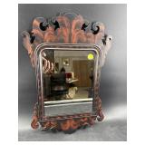 GRAIN PAINTED CHIPPENDALE MIRROR