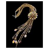 DESIGNER JOAN RIVERS STARLET RUNWAY NECKLACE;