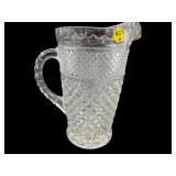 LARGE ANCHOR HOCKING "WEXFORD" DIAMOND LEMONADE