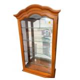 OAK HOWARD MILLER HANGING CURIO CABINET