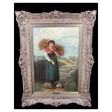 E CHESTER 19TH CENTURY OIL ON CANVAS