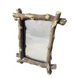 WOOD FORMED RESIN MIRROR