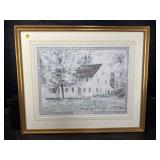THE PRATT HOUSE IN ESSEX CONNECTICUT PRINT