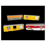 LOT OF 4 LGB BY LEHMANN AS IS TRAIN CARS