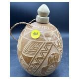 HAND CARVED PERUVIAN GOURD CANTEEN