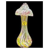 VICTORIAN MULTICOLOR HAND BLOWN ART GLASS JACK IN