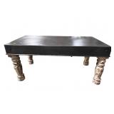 UPSIDE DOWN TRAY TOP TURNED LEG COFFEE TABLE