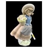 LLADRO SWEET SCENT GIRL FIGURINE