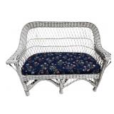 ANTIQUE WICKER SETTEE