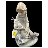 LLADRO JOY IN A BASKET FIGURINE