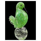 MURANO STYLE BLOWN ART GLASS COCKATIEL COCKATOO